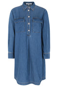 Erin Dress | Medium Blue Denim Wash