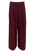 Davina Wideleg Pant | Plum