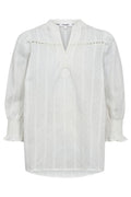 Maddie Frill Ss Shirt 35819 | White