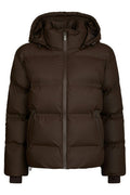 Fox C Puffer Jacket | Dark Brown