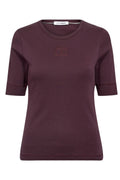 Granny Embroidery Ss Tee 33166 | Winered