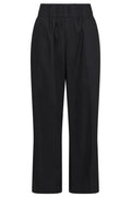 Yana Poplin Pants | Black