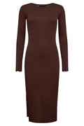 Natalia Ls Dress | Dark Brown
