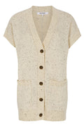 Sremerald Vest Knit | Arctic Wolf Melange