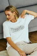 Carol Tee 206344 | Star Offwhite Brush Bronz