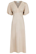 Illana Poplin Dress | Dark Sand