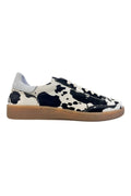 Anina Cow Sneakers | Black Cow