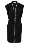 Yanna Waistcoat 204443 | Black Moonbeam