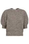 Coralie Bow Rib Knit 32135 | Walnut