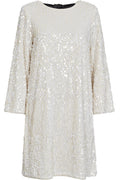 Eve Dress 205227 | Offwhite Black