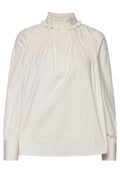 Hattie Ls Blouse | Ecru