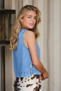 Svetlana D Top | Light Blue
