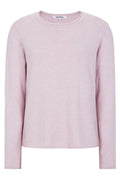 Srmarla O-Neck Roll Edge Knit Sr219-208 |  Hushed Violet Melange