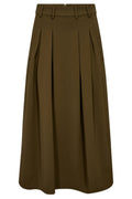 Anya Pleat Skirt 34178 | Military Olive