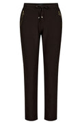 Henne Zip Pants | Coffee Bean