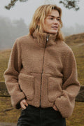 Effa Teddy Jacket | Taupe