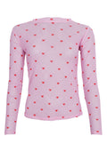 Annie Mesh Blouse | Pink Heart