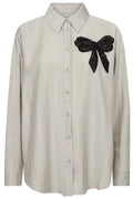 Bowy Shirt 205561 | Moonbeam Black