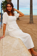 Line Ss Dress | White