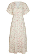 Illana Print Dress | Dusty Rose