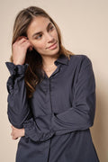 Mattie Flip Shirt | Night Blue