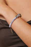 Carli Bracelet | Light Yellow Kaki Green Light Blue