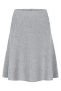 Srhenrietta Short Skirt | Light Grey Melange