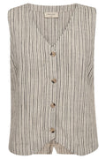 Lavara Waistcoat 203989 | Moonbeam Black