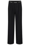 Amina Logo Pant | Black