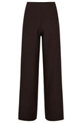 Henne Wide Pants | Dark Brown