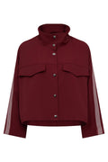 Amira Box Jacket | Burgundy