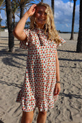 Tia Frill Dress | Strawberry