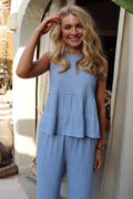 Anni Top | Dusty Blue