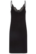 Daisy Lace Slip Dress |  Black