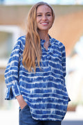 Agnes Blouse 3/4 | Blue