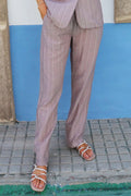 Simi Pants | Light Brown Simili