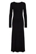 Natalia Ls Long Dress | Black