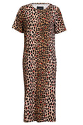 Alma Tshirt Dress | Lux Leo Red Heart