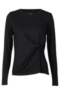 Alma Ls Twist Tshirt | Black