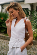 Samara Ramie Waistcoat | Off White