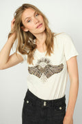 Nadine O-Ss Deco Tee |  Ecru