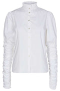 Sandy Poplin Puff Shirt | White