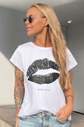 The Kiss Tee 33100 | White Black
