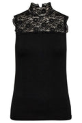 Lisa Lace Top | Black