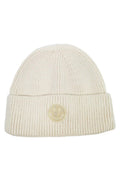 Smiley Face Beanie | Ecru