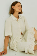 Linus Blouse 205813 | Moonbeam Melange