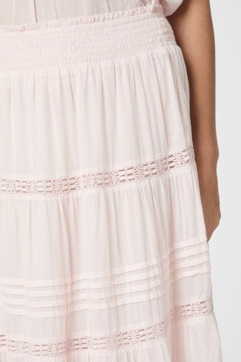 Felicia S Voile Skirt | Light Pink | Nederdel fra Neo Noir