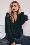 Lulu Smock Blouse 35712 | Black