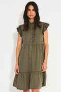 Cello Dress | Dusty Olive