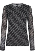 Mesh Blouse | Black